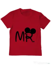 Tricou ADLER copil Mr Mickey Rosu