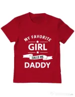 Tricou ADLER copil My favorite girl Rosu