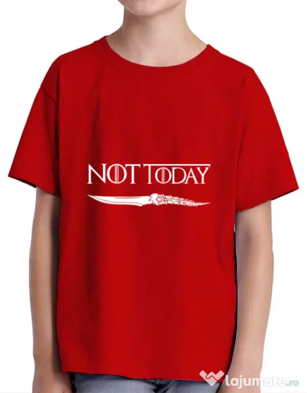 Tricou ADLER copil Not today Rosu
