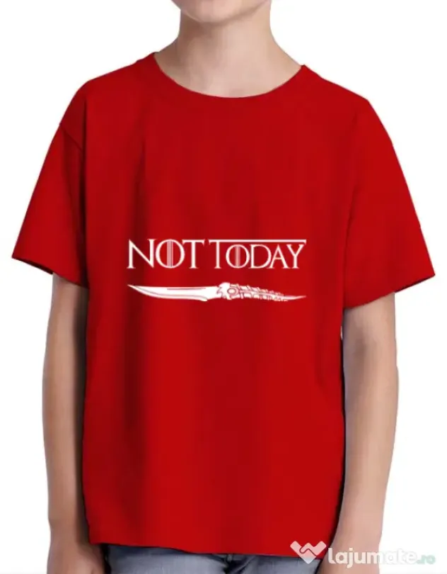 Tricou ADLER copil Not today Rosu