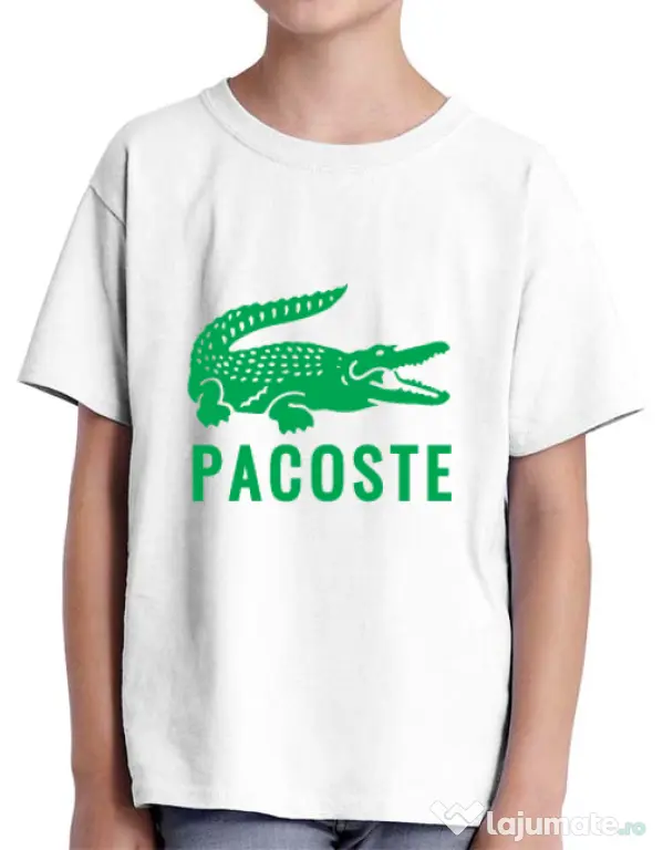 Tricou ADLER copil Pacoste Alb