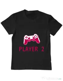 Tricou ADLER copil Player 2 Negru