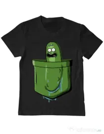 Tricou ADLER copil Pocket Pickle Negru