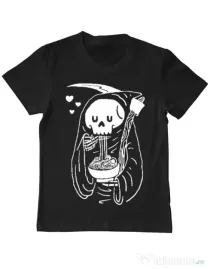 Tricou ADLER copil Ramen Reaper Negru