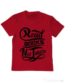 Tricou ADLER copil Read books Rosu