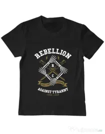 Tricou ADLER copil Rebellion Negru