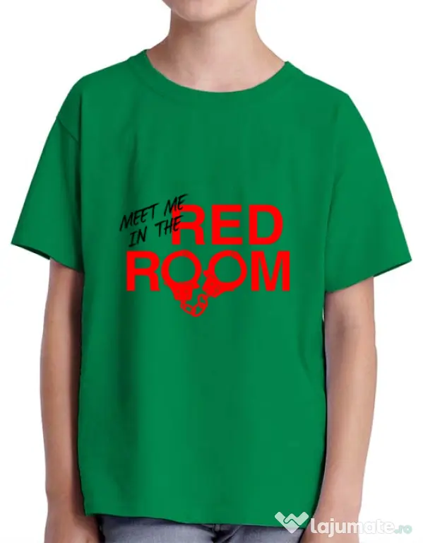 Tricou ADLER copil Red room Verde mediu
