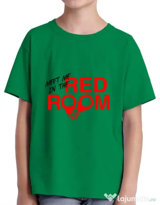 Tricou ADLER copil Red room Verde mediu