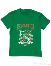 Tricou ADLER copil Revolution Verde mediu