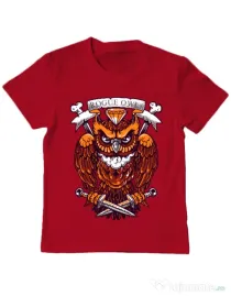 Tricou ADLER copil Rogue owl Rosu