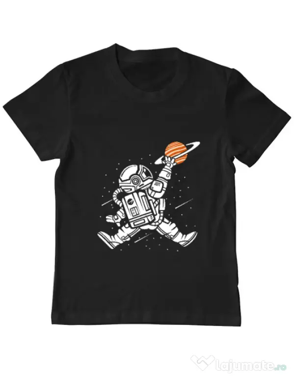 Tricou ADLER copil Space Jump Negru