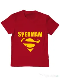 Tricou ADLER copil Sperman Rosu