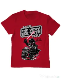 Tricou ADLER copil Star rider Rosu