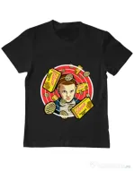 Tricou ADLER copil Stranger Waffles Negru