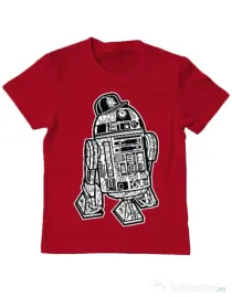 Tricou ADLER copil Street R2D2 Rosu