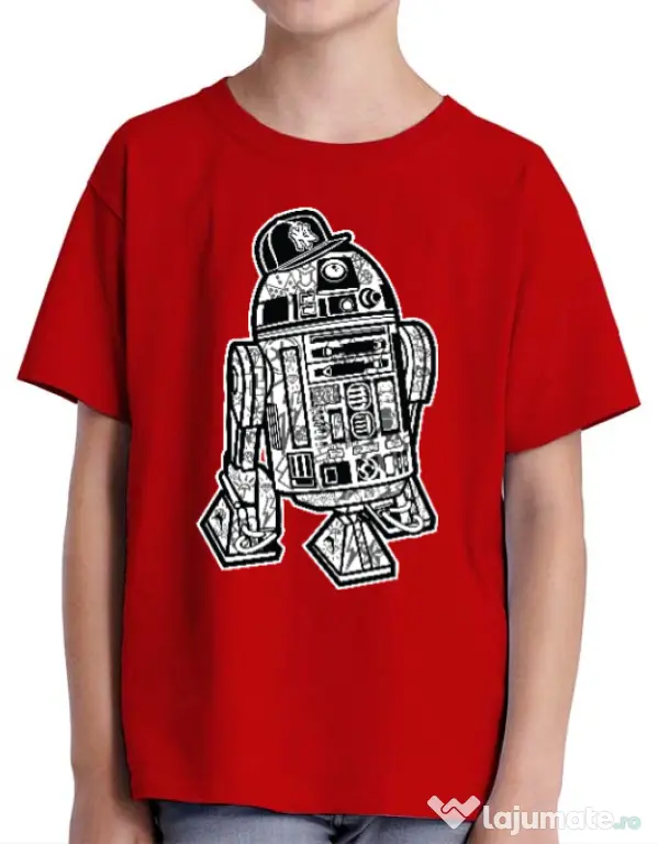 Tricou ADLER copil Street R2D2 Rosu