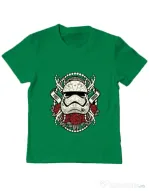 Tricou ADLER copil Sugar Skull Trooper Verde mediu