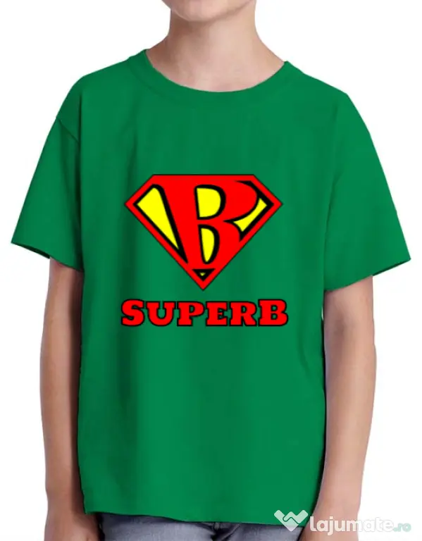 Tricou ADLER copil Superb Verde mediu