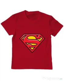 Tricou ADLER copil Superman Rosu