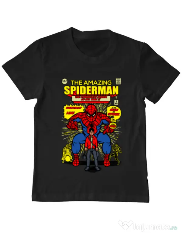 Tricou ADLER copil The Amazing Spiderman Negru