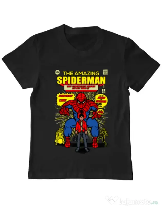 Tricou ADLER copil The Amazing Spiderman Negru