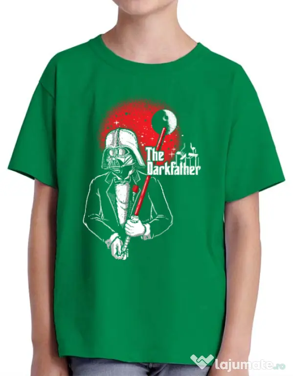 Tricou ADLER copil The darkfather Verde mediu