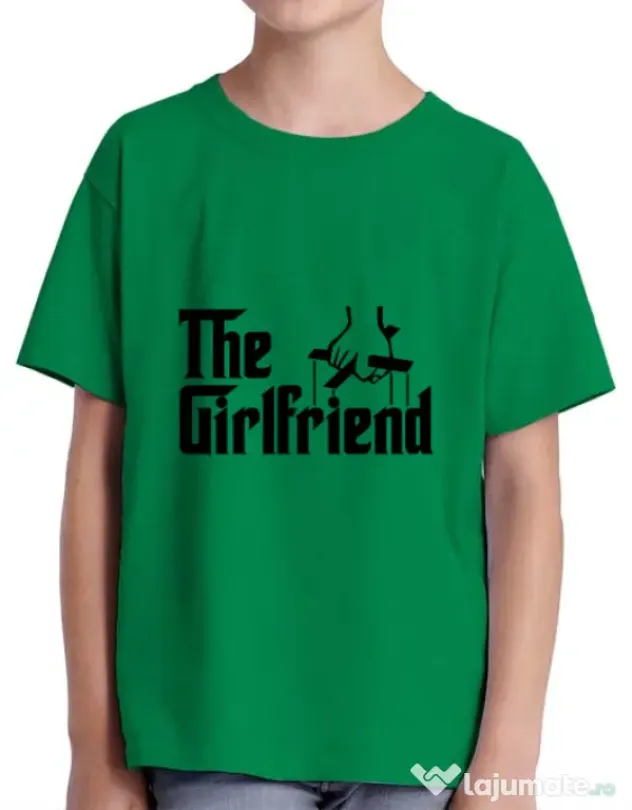 Tricou ADLER copil The girlfriend Verde mediu