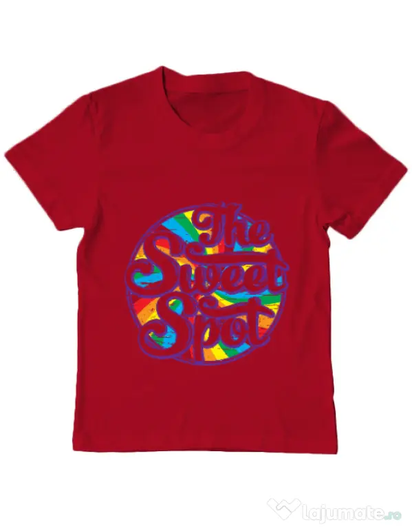 Tricou ADLER copil The sweet spot Rosu