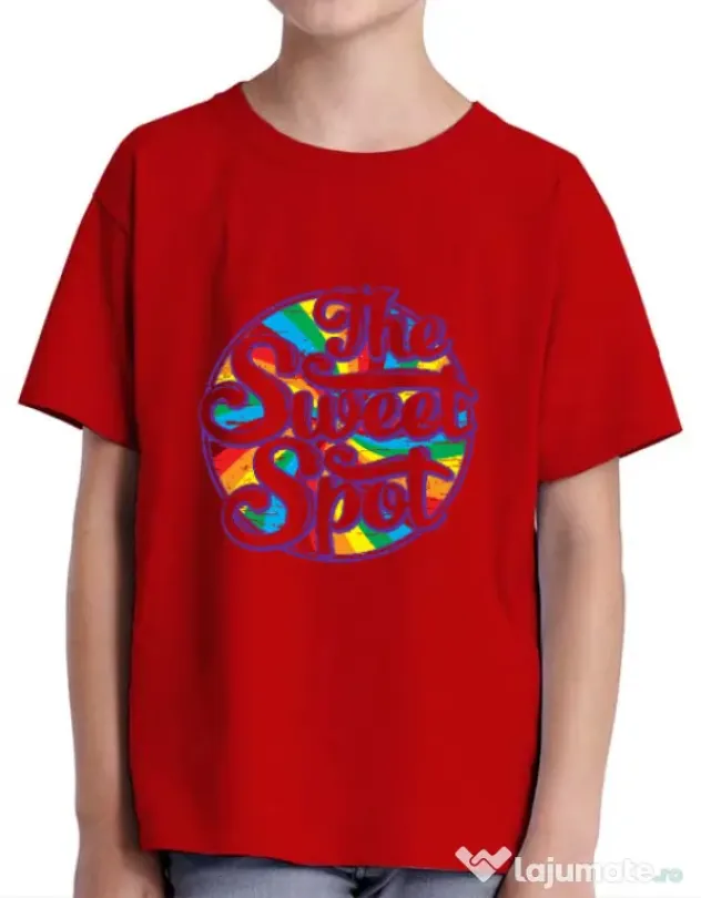 Tricou ADLER copil The sweet spot Rosu