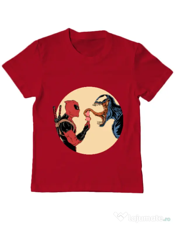 Tricou ADLER copil Venom icecream Rosu