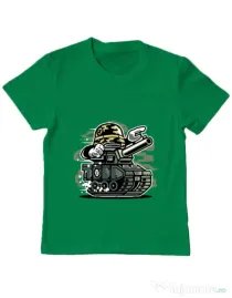 Tricou ADLER copil War Tank Verde mediu