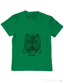 Tricou ADLER copil Wombat Verde mediu