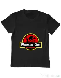 Tricou ADLER copil Worked Out Negru