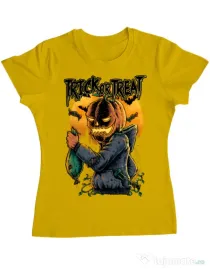 Tricou ADLER dama Candy hunter Galben