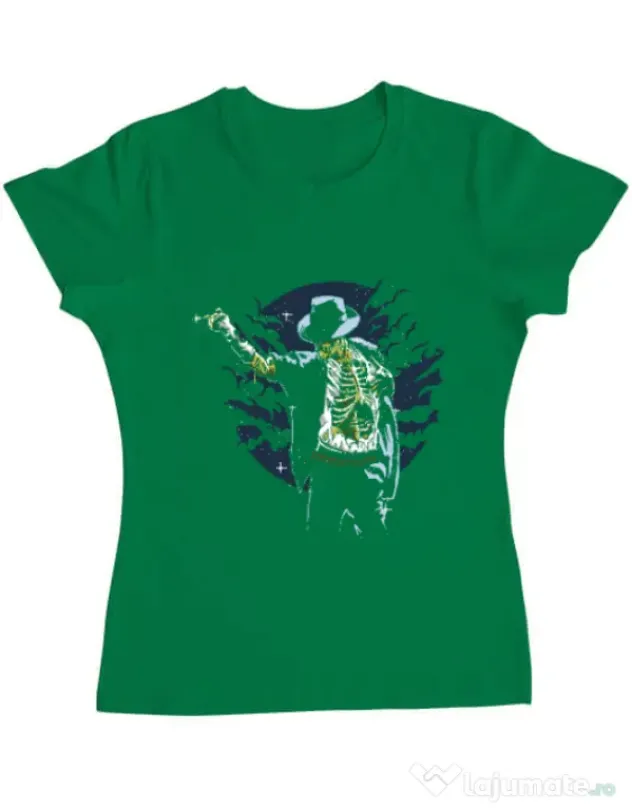 Tricou ADLER dama Zombie Pop Verde mediu
