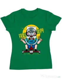 Tricou ADLER dama Real terror Verde mediu