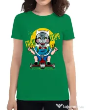 Tricou ADLER dama Real terror Verde mediu 