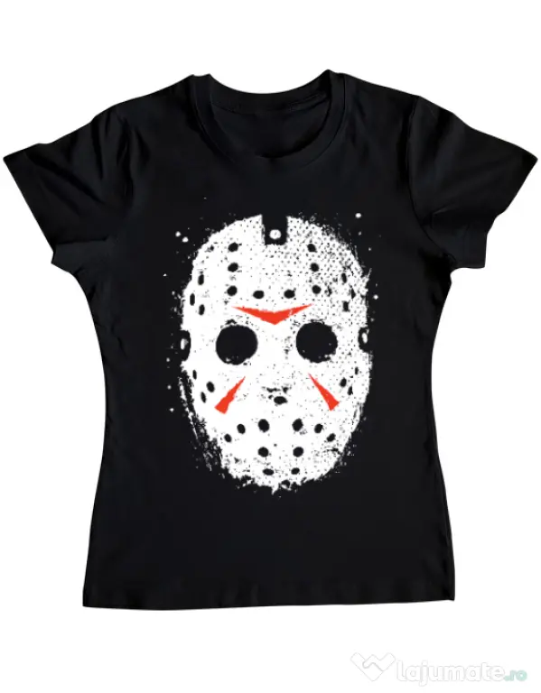 Tricou ADLER dama Jason Mask Negru