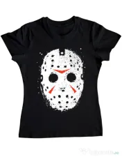 Tricou ADLER dama Jason Mask Negru 