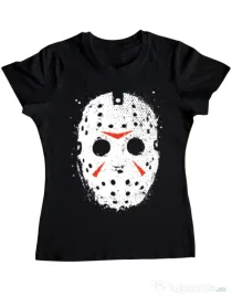 Tricou ADLER dama Jason Mask Negru