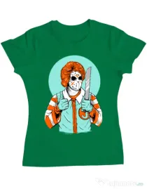 Tricou ADLER dama Clown killer Verde mediu
