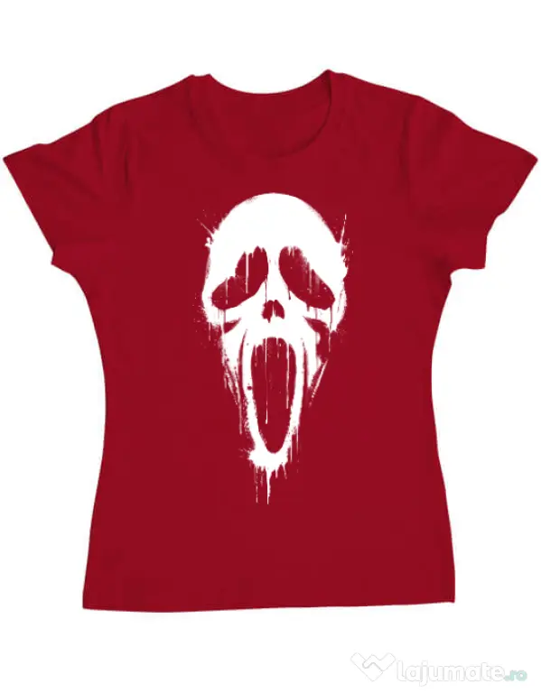 Tricou ADLER dama Bloody scream Rosu