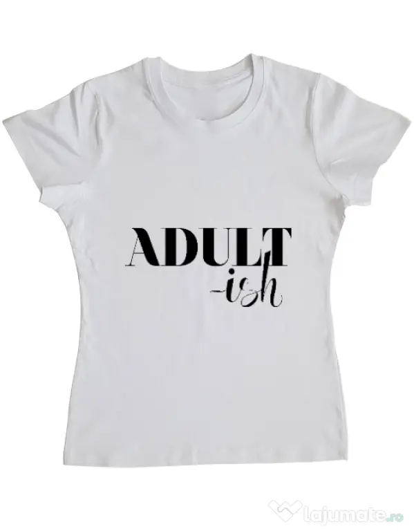 Tricou ADLER dama Adultish Alb