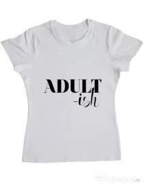 Tricou ADLER dama Adultish Alb