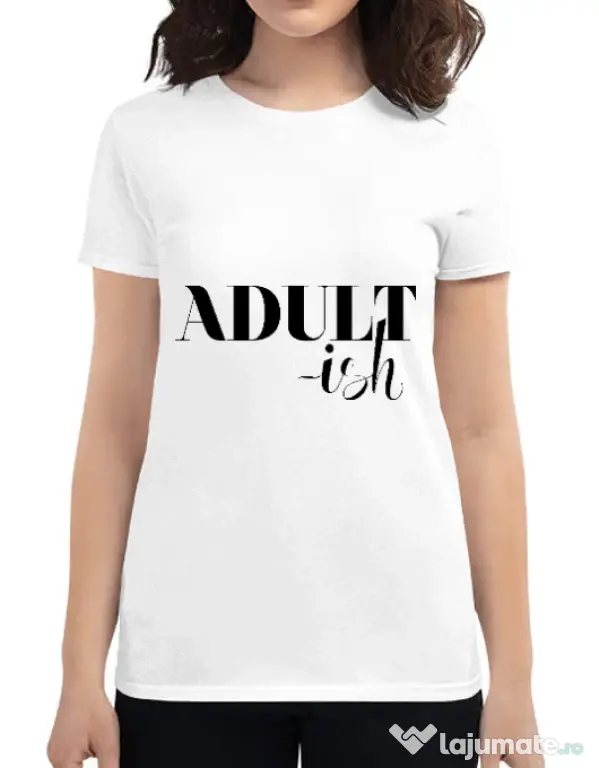 Tricou ADLER dama Adultish Alb