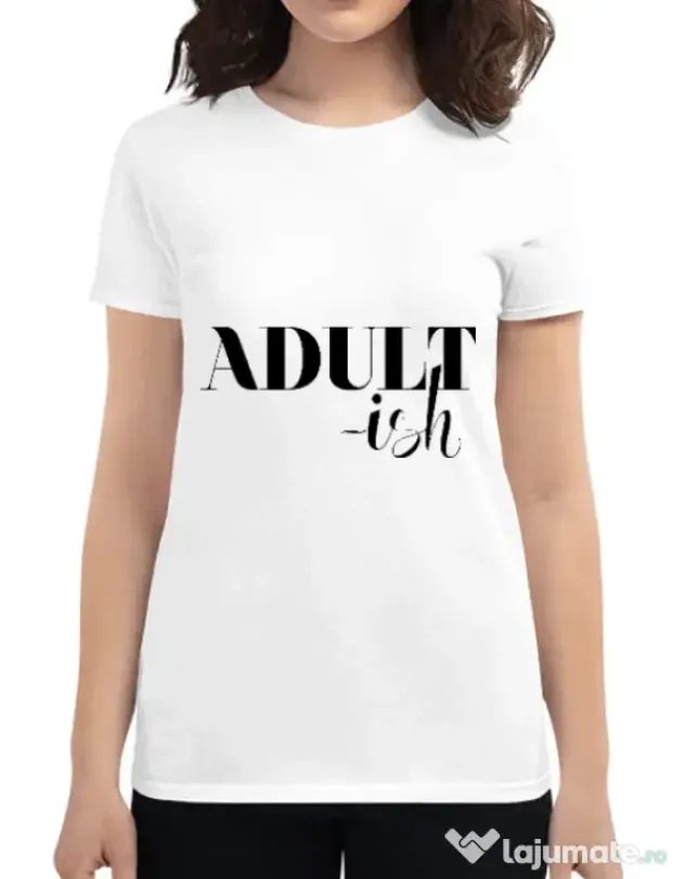 Tricou ADLER dama Adultish Alb