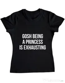Tricou ADLER dama Princess Negru