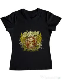 Tricou ADLER dama Best pilots Negru