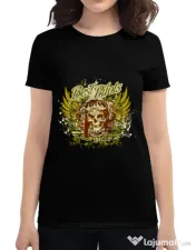Tricou ADLER dama Best pilots Negru 