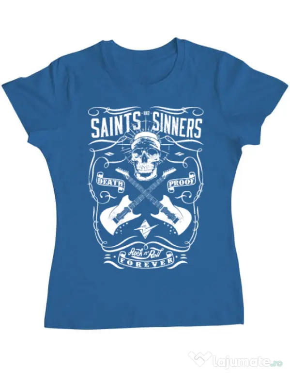 Tricou ADLER dama Death proof II Albastru azuriu